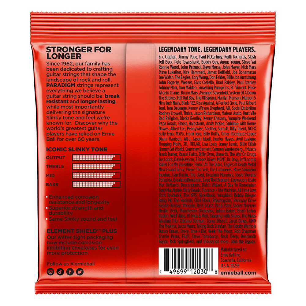 Ernie Ball 2030 Skinny Top Heavy Bottom Slinky Paradigm 7-String Electric Guitar Strings | 10-62