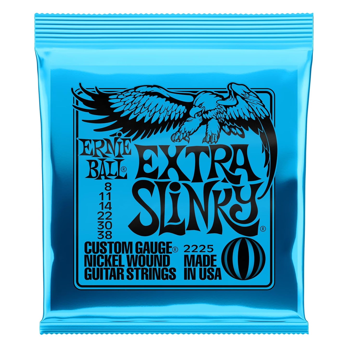 Ernie Ball 2225 Extra Slinky Electric Guitar Strings | 8-38