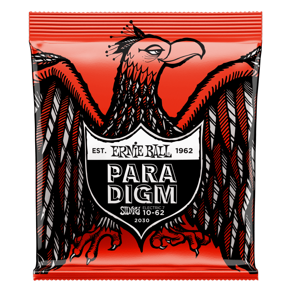 Ernie Ball 2030 Skinny Top Heavy Bottom Slinky Paradigm 7-String Electric Guitar Strings | 10-62