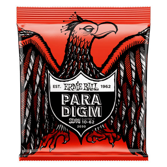 Ernie Ball 2030 Skinny Top Heavy Bottom Slinky Paradigm 7-String Electric Guitar Strings | 10-62