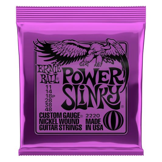 Ernie Ball 2220 Power Slinky Electric Guitar Strings | 11-48