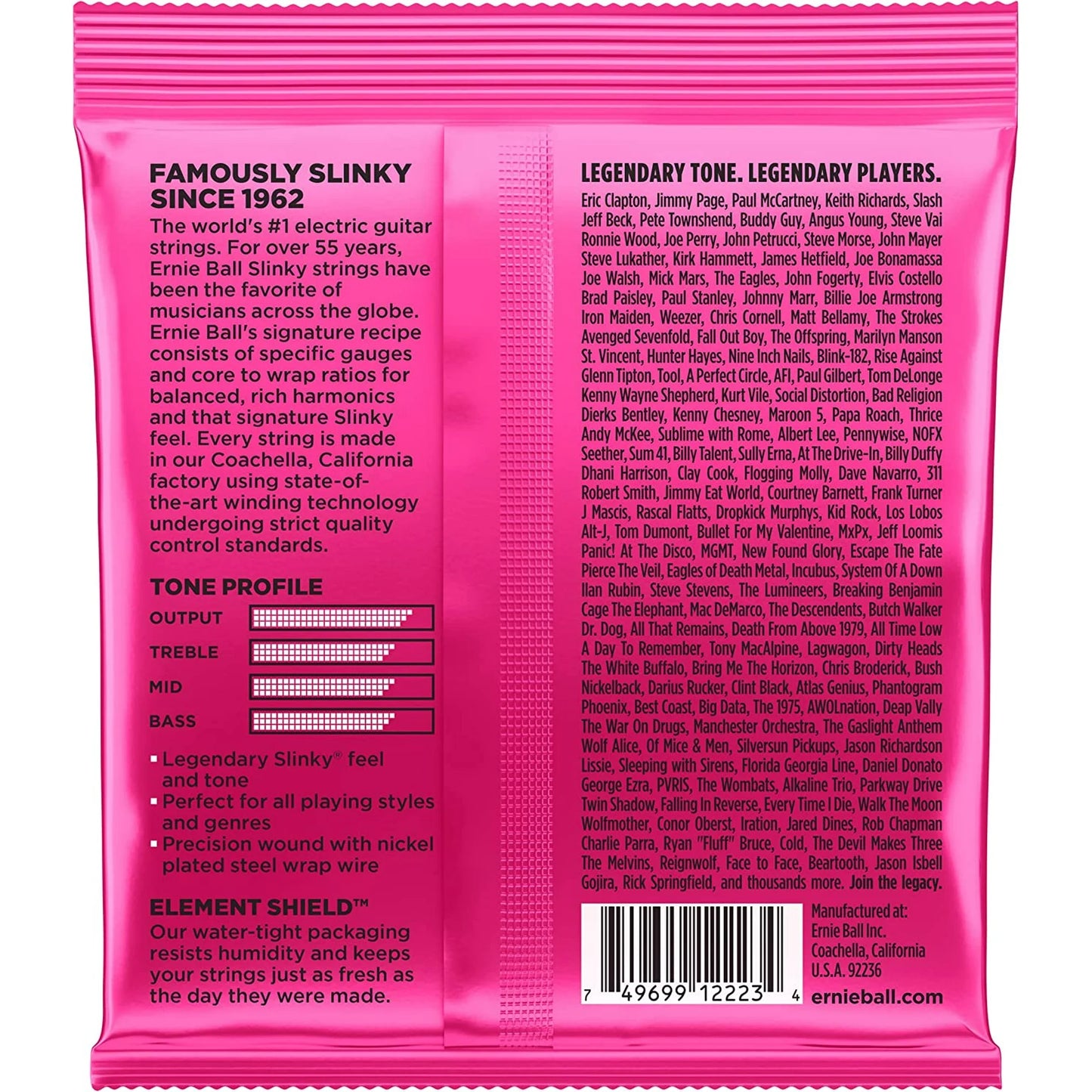 Ernie Ball 2223 Super Slinky Electric Guitar Strings | 9-42