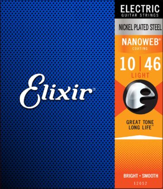 Elixir Nickel Plated Steel Nanoweb Electric Guitar Strings | LIGHT 10-46