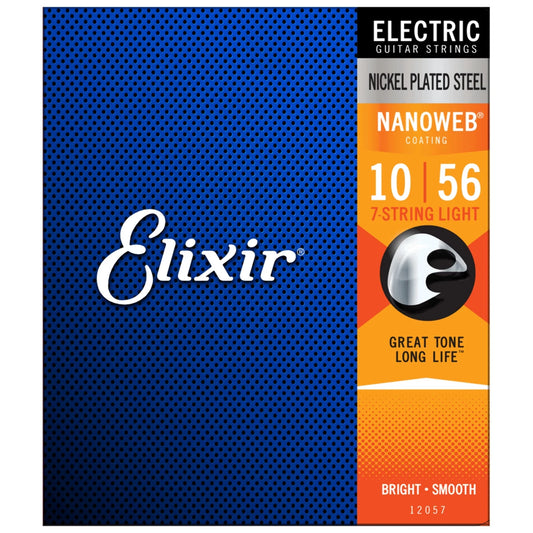 Elixir Nickel Plated Steel Nanoweb Electric Guitar Strings | LIGHT 10-56